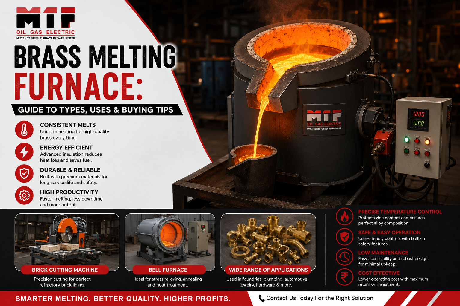 Brass Melting Furnace: Guide to Types, Uses & Buying Tips